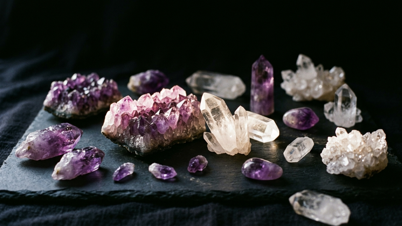 Crystal energy meaning with natural stones and ancient symbolism