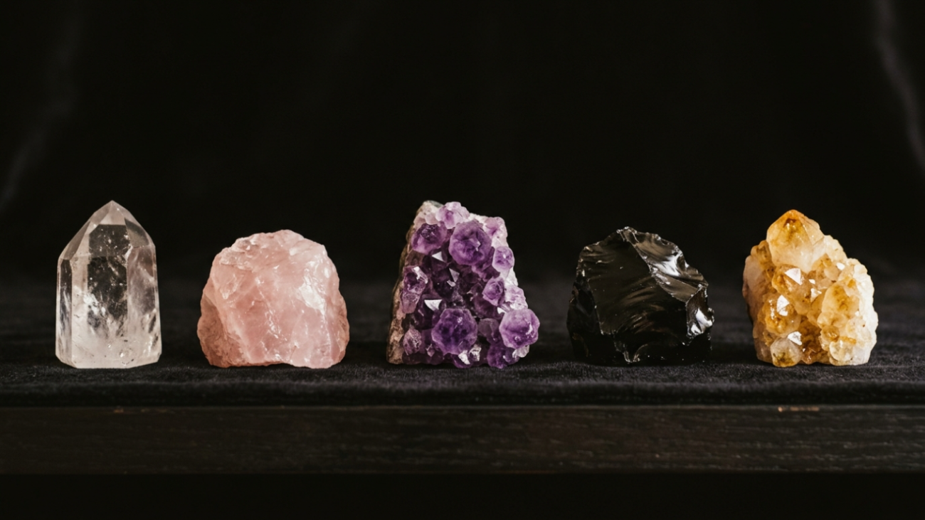 Crystal bracelet meaning guide with natural gemstone beads