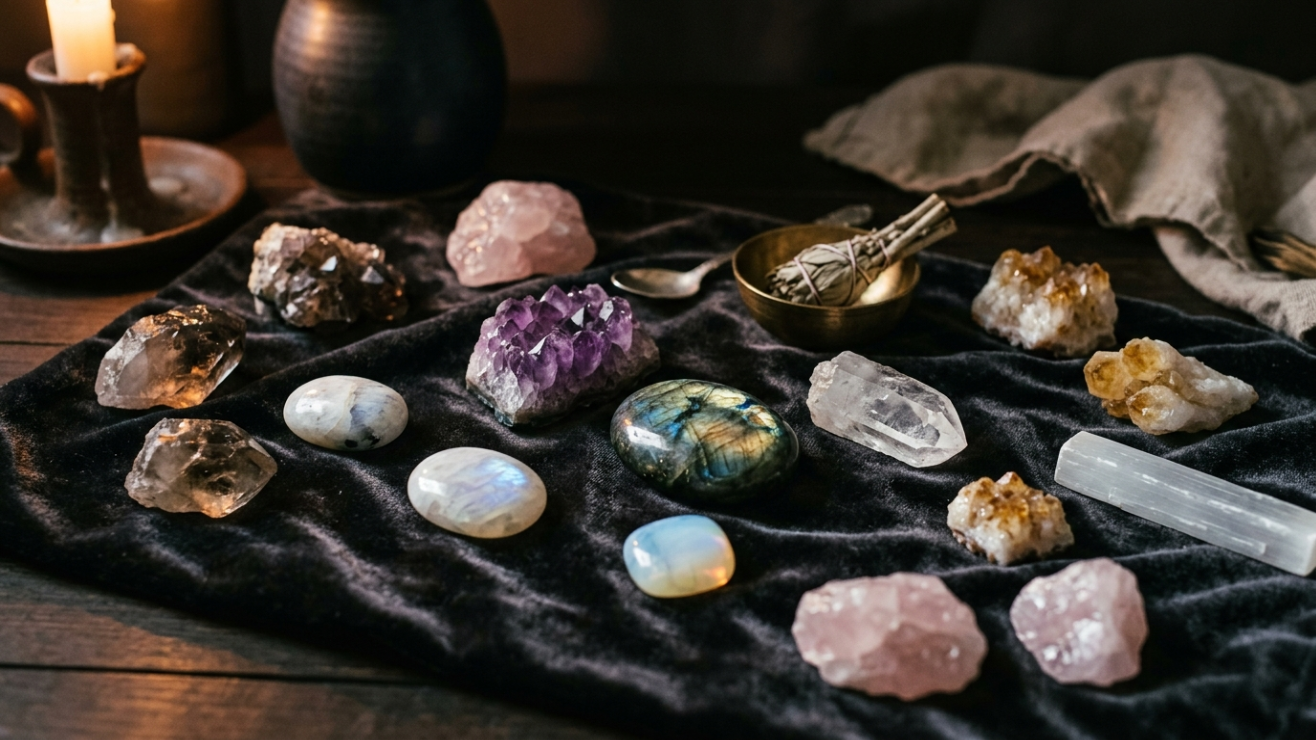 Crystal intuition meaning and inner energy guide with natural stones