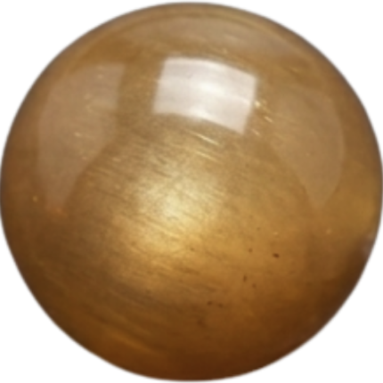 Golden Skeletal Quartz 18mm