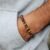 Tiger Eye Bracelet For Men 8MM Natural Stone Beads Bracelet Set Stretch Lava Rock Bracelets Adjustable Black Crystal Beaded Bracelet for Men Women Gifts - Image 3