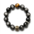 Audday Obsidian Mantra Bead Bracelet with Tiger's Eye Accent - Image 11