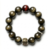 Audday Obsidian Mantra Bead Bracelet with Tiger's Eye Accent - Image 9