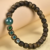 Handmade Wood & Gemstone Bracelet – Feng Shui Jewelry for Wealth, Wisdom & Protection, 9mm Main Gem Bead, 6mm Wooden Beads, Universal Length - Image 5