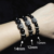 Audday S999 Silver Lion Obsidian Bracelet for Men - Image 3