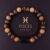 Zodiac Energy Bracelet for Men Women - 8mm Natural Tiger Eye & Jasper Healing Stones Constellation Bracelet, Vintage Matte Horoscope Astrological Gifts, 18cm Elastic Micro-Mesh Healing Beads - Image 7