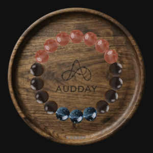Natural blue sodalite gemstone beads for a handmade bracelet